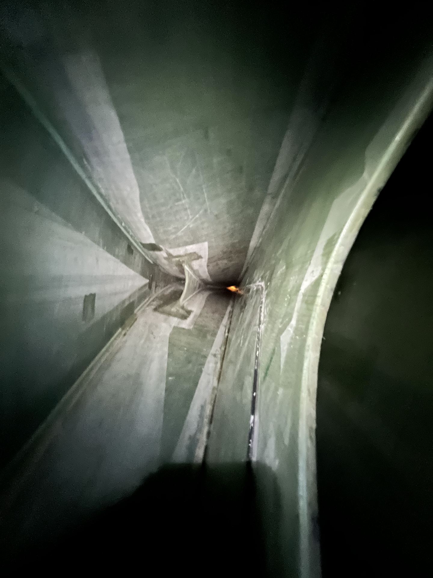 Deep inside the blade – a place no person could physically reach.